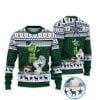 Grnch Eagles vs Cowboys Ugly Christmas Sweater