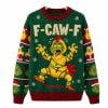 2025 Grnch F-Caw-F Chicken Christmas Ugly Sweater
