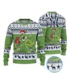 Grnch vs Yankees Ugly Christmas Sweater