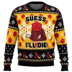 2025 Guess I'll Die Dungeons & Dragons Ugly Sweater
