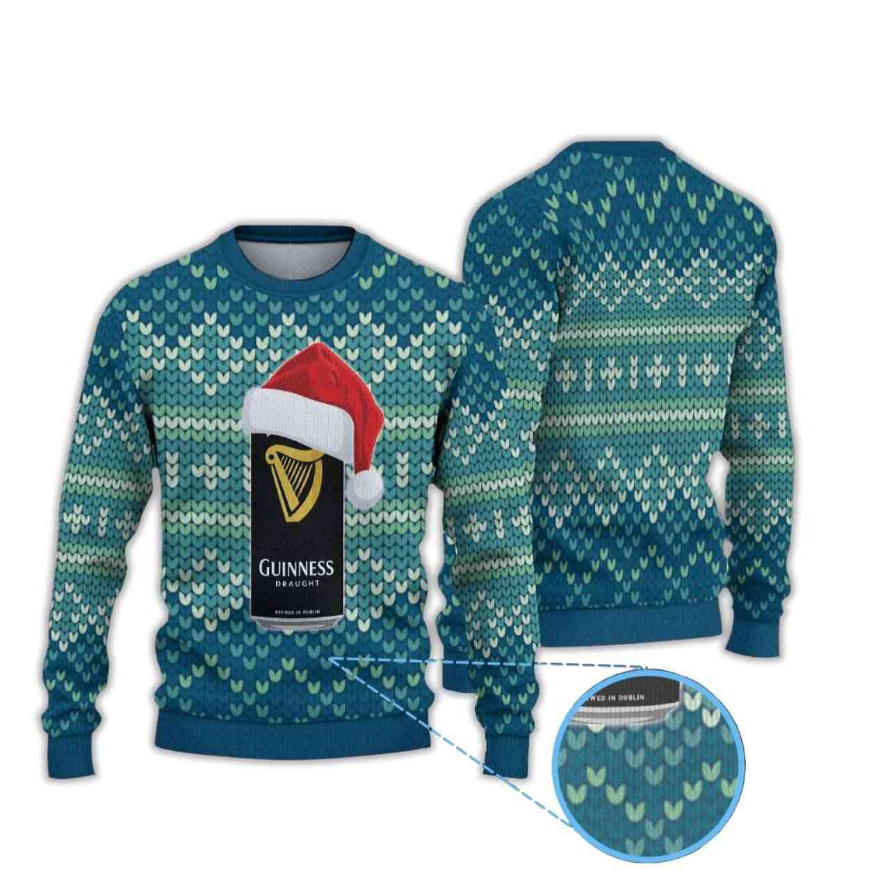 Guinness Draught Ugly Christmas Sweater Guinness Draught Ugly Christmas Sweater