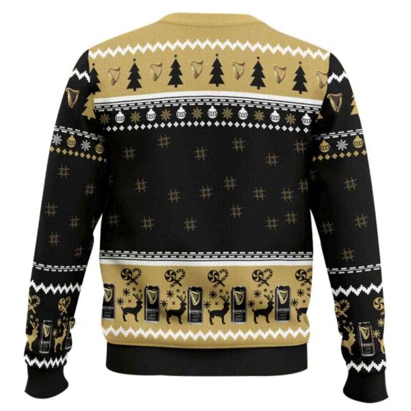 Guinness Merry Kissmyass Ugly Christmas Sweater