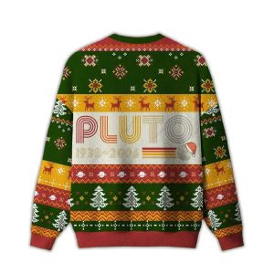 Pluto Nerd Ugly Christmas Sweater1