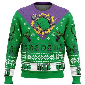 Im Always Angry The Incredible Hulk Marvel Ugly Christmas Sweater