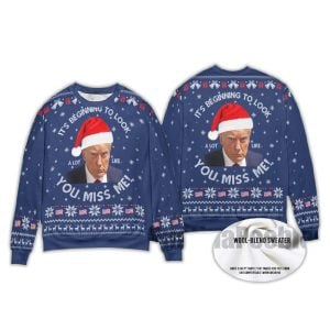 Trump 2025 It's Beginning To Look A Lot Like You Miss Me Ugly Christmas Sweater 1 Trump 2025 Its Beginning To Look A Lot Like You Miss Me Ugly Christmas Sweater1