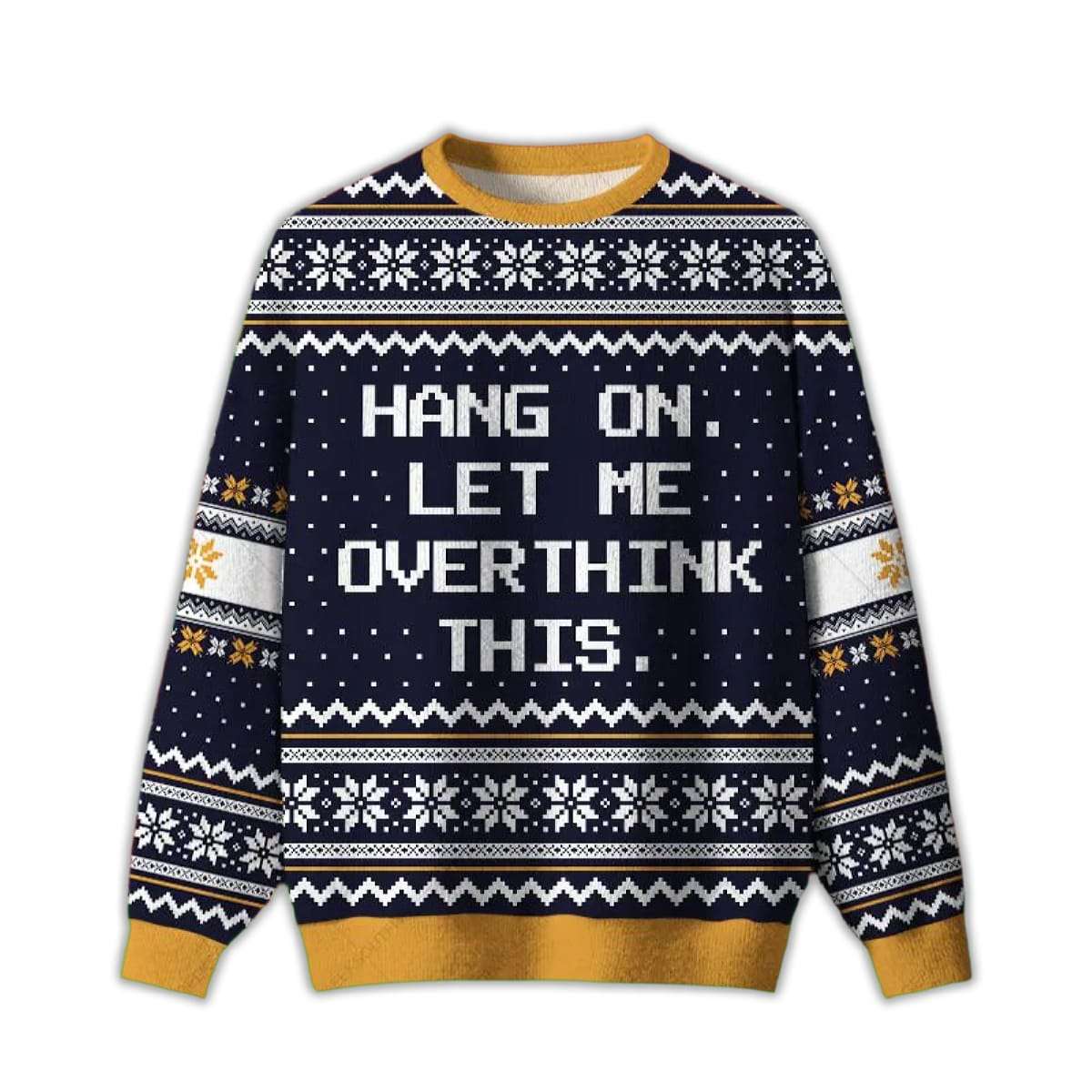 Hang on Let Me Overthink This Ugly Christmas Sweater Hang on Let Me Overthink This Ugly Christmas Sweater