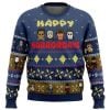 2025 Happy Horrordays Halloween Ugly Christmas Sweater