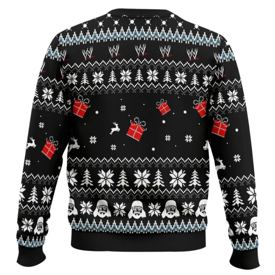 Have A Macho Xmas WWE Ugly Christmas Sweater Have A Macho Xmas WWE Ugly Christmas Sweater