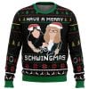 2025 Have A Merry Schwingmas Wayne’s World Ugly Christmas Sweater