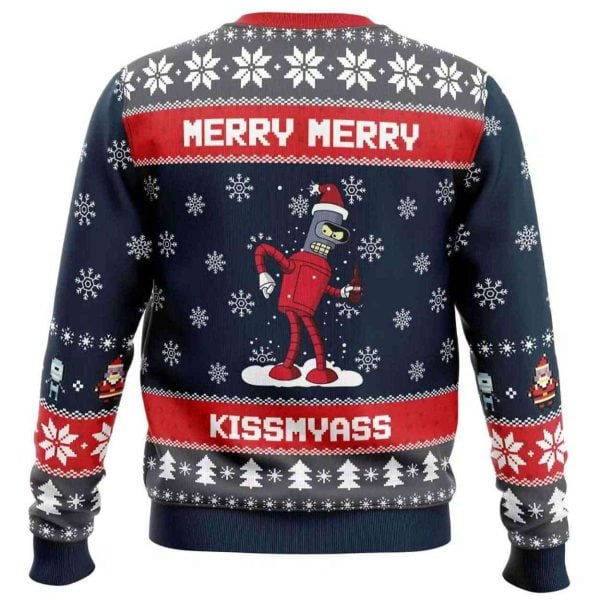 2025 Hey We Wish You a Futurama Ugly Sweater