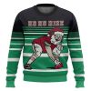 Ho Ho Hike Football Santa Ugly Christmas Sweater