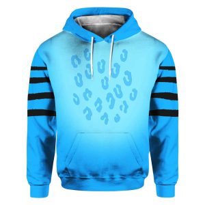 2025 Halloween Blue Tiger Cosplay Hoodie 1