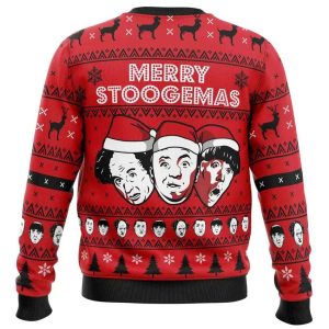 2025 Merry Stoogemas 3 Stooges Ugly Christmas Sweater 1 Merry Stoogemas 3 Stooges Ugly Christmas Sweater1