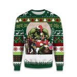 2025 Hulk Have Yourself a Merry Marvel Ugly Christmas Sweater