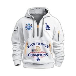 2025 LA Dodgers Back To Back World Series Champions Quarter Zip Hoodie 3 2025 LA Dodgers Back To Back World Series Champions Quarter Zip Hoodie3