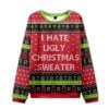 2025 I Hate Ugly Christmas Sweater Ugly Christmas Sweater