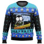 2025 I Turned Myself Into A Christmas Sweater Morty Sweaterriiiiicckkkkk Ugly Christmas Sweater