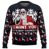 2025 I Want You To Buy Things Uncle Santa Claus Ugly Christmas Sweater