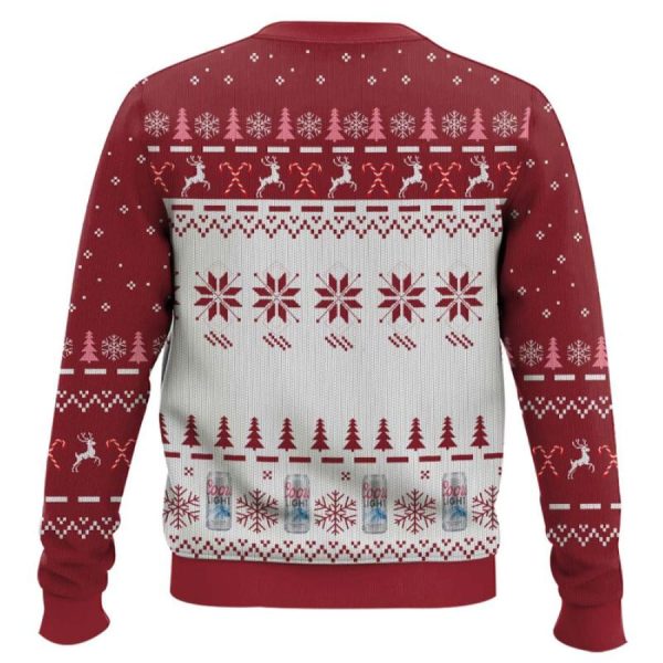 I Will Drink Coors Light Here Or There Ugly Christmas Sweater