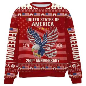 250 Years Anniversary USA Ugly Sweater