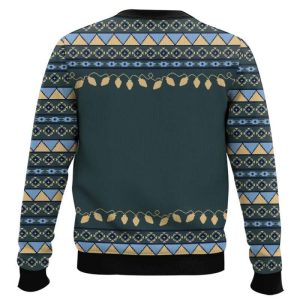 Black Cat Coffee Because Murder Is Wrong Ugly Christmas Sweater 1 Black Cat Coffee Because Murder Is Wrong Ugly Christmas Sweater1