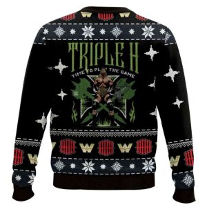 Triple H WWE Ugly Christmas Sweater1