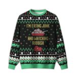 2025 I'm Eating Junk and Watching Rubbish Ugly Christmas Sweater