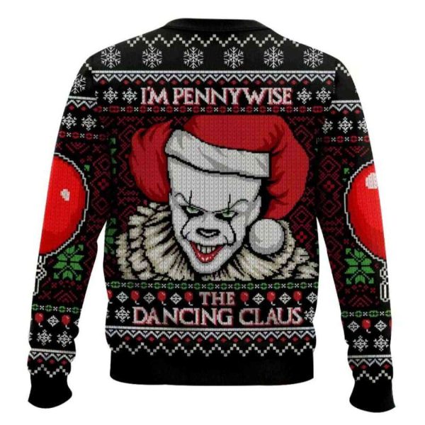 I’m Pennywise The Dancing Claus It Ugly Christmas Sweater