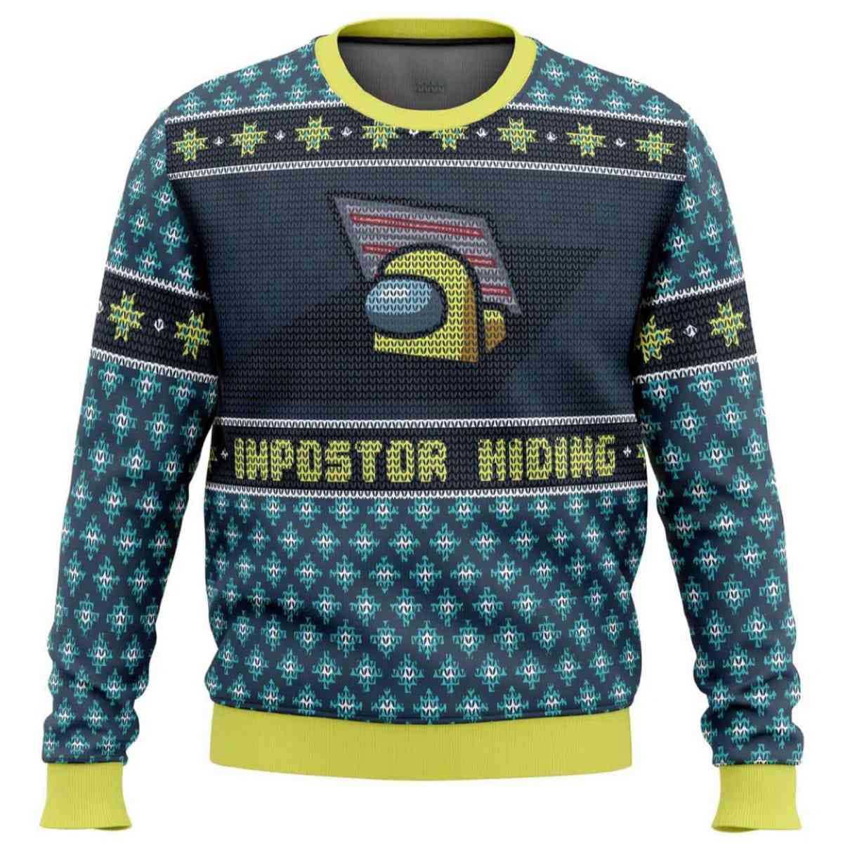 Impostor Hiding Among Us Ugly Christmas Sweater Impostor Hiding Among Us Ugly Christmas Sweater