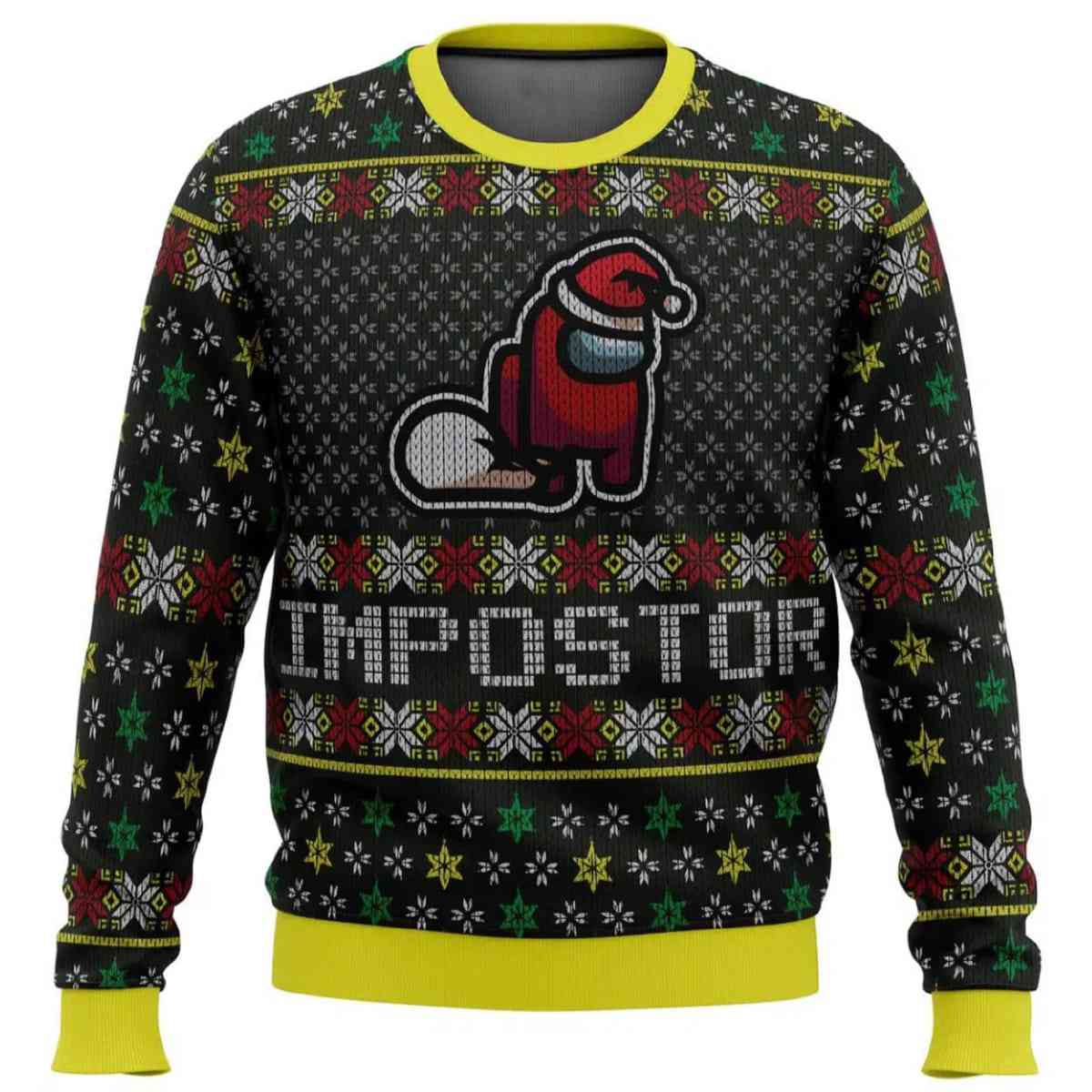 Impostor Santa Among Us Ugly Christmas Sweater Impostor Santa Among Us Ugly Christmas Sweater