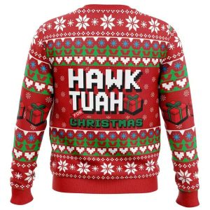 2025 Hawk Tuah For Christmas Ugly Christmas Sweater 1 Hawk Tuah For Christmas Ugly Christmas Sweater1