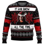 2025 It Can Snow All The Time The Crow Ugly Christmas Sweater