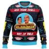 2025 It’s Bulk and Skull Power Rangers Ugly Christmas Sweater