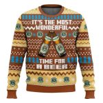 It's The Most Wonderful Time For A Augustiner Brau Ugly Christmas Sweater