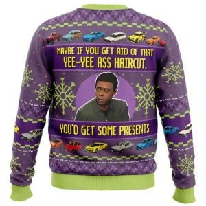 2025 Yee Yee Ass Haircut Lamar Grand Theft Auto V Ugly Christmas Sweater 1 Yee Yee Ass Haircut Lamar Grand Theft Auto V Ugly Christmas Sweater1