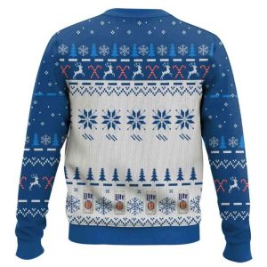 I Will Drink Miller Lite Here Or There Ugly Christmas Sweater1