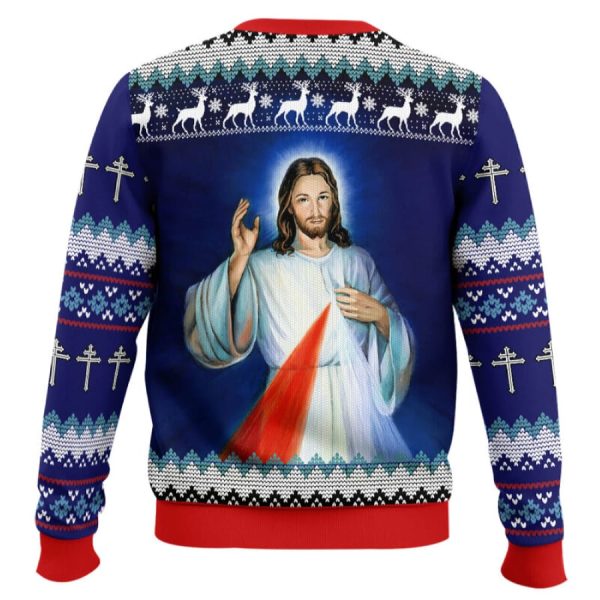 Jesus I Trust In You Ugly Christmas Sweater