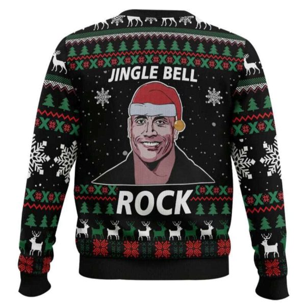 Jingle Bell Rock Dwayne Johnson Ugly Christmas Sweater