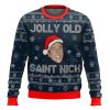 Jolly Old Saint Nick Nicolas Cage Ugly Christmas Sweater