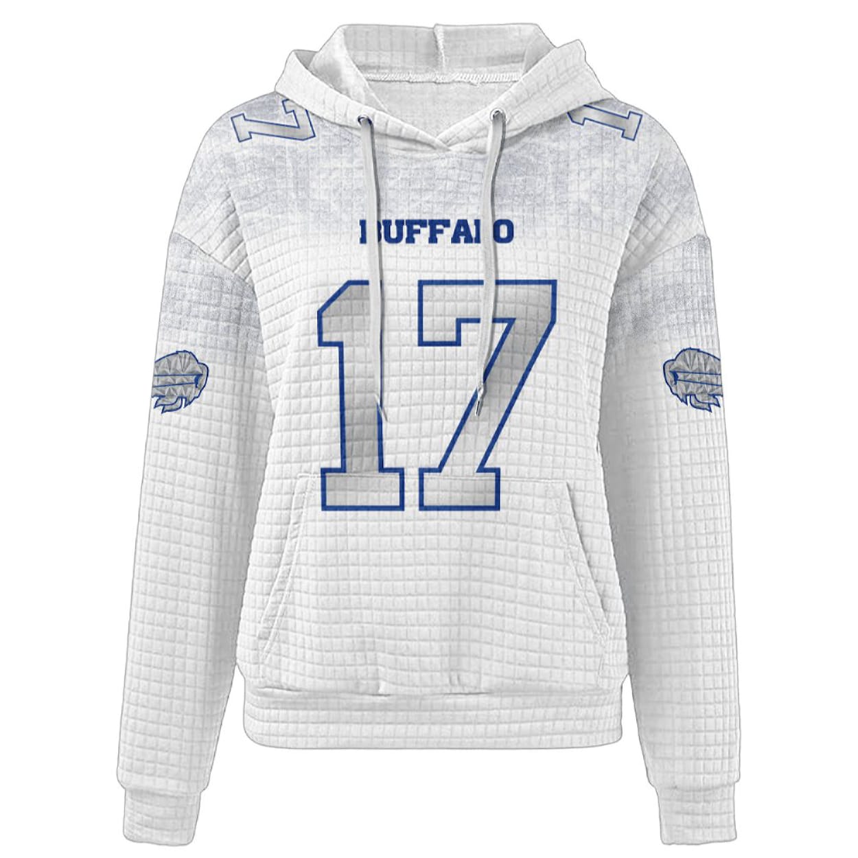 Josh Allen Bills Rivalries Cold Front Waffle Hoodie Josh Allen Bills Rivalries Cold Front Waffle Hoodie