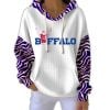 Josh Allen Buffalo Football Pit Striped Hoodie