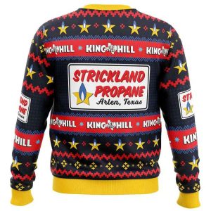 Strickland Propane Arlen Texas King of The Hill Ugly Christmas Sweater1