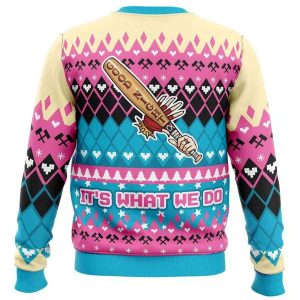 2025 We're Bad Guys Harley Quinn DC Comics Ugly Christmas Sweater 1 Were Bad Guys Harley Quinn DC Comics Ugly Christmas Sweater1