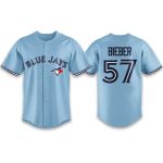 Justin Bieber Blue Jays 57 Jersey
