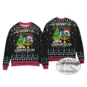 Merry Christmas Hanukkah Ugly Sweater1