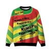 2025 Kung Fu Christmas Party Ugly Christmas Sweater