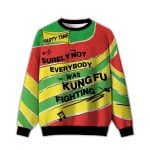 2025 Kung Fu Christmas Party Ugly Christmas Sweater