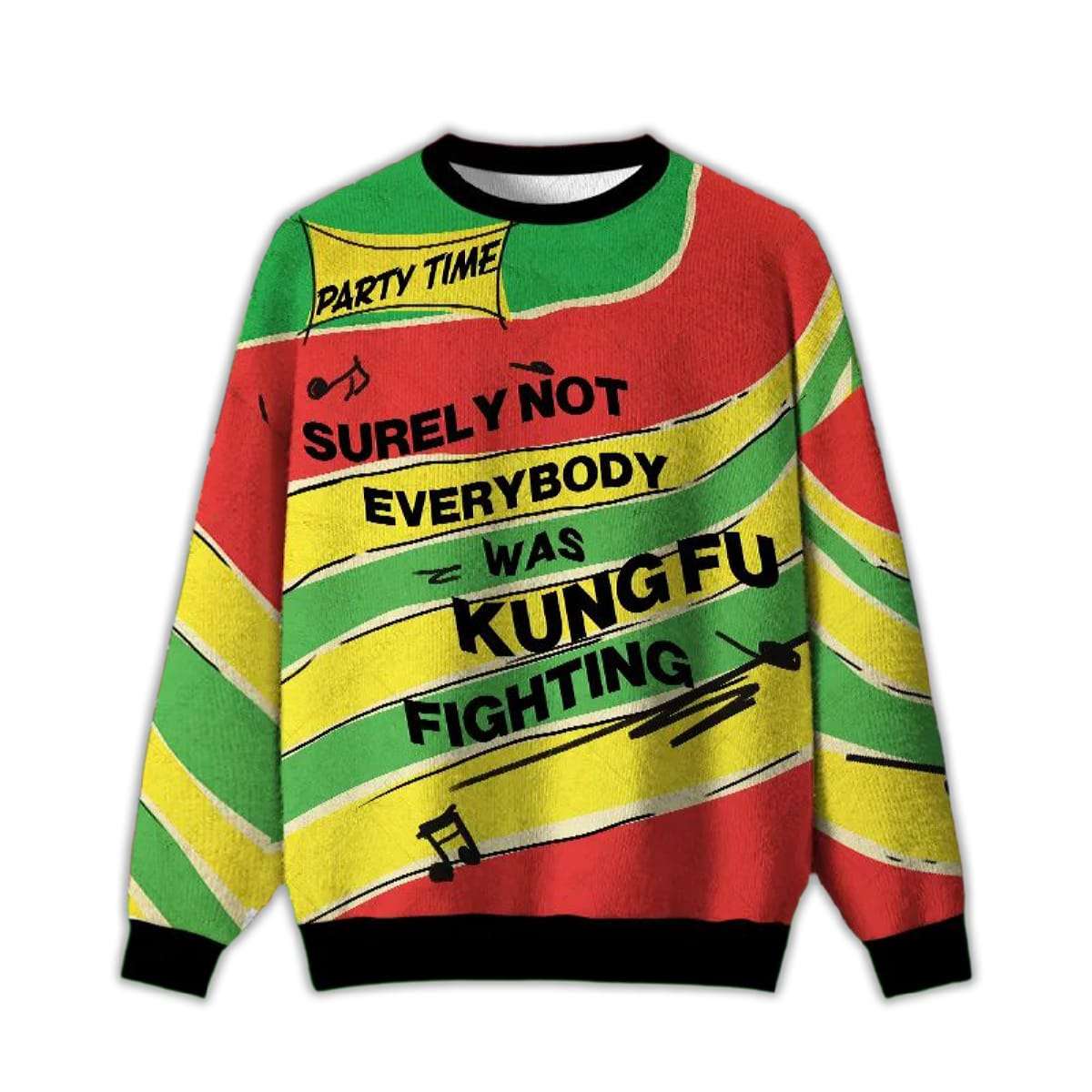 Kung Fu Christmas Party Ugly Christmas Sweater Kung Fu Christmas Party Ugly Christmas Sweater