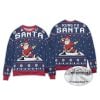 2025 Kungfu Santa Ugly Christmas Sweater