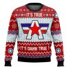 Kurt Angle It’s Damn True WWE Ugly Christmas Sweater